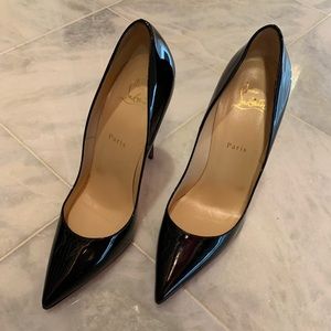Christian Louboutin Black patent “So Kate”